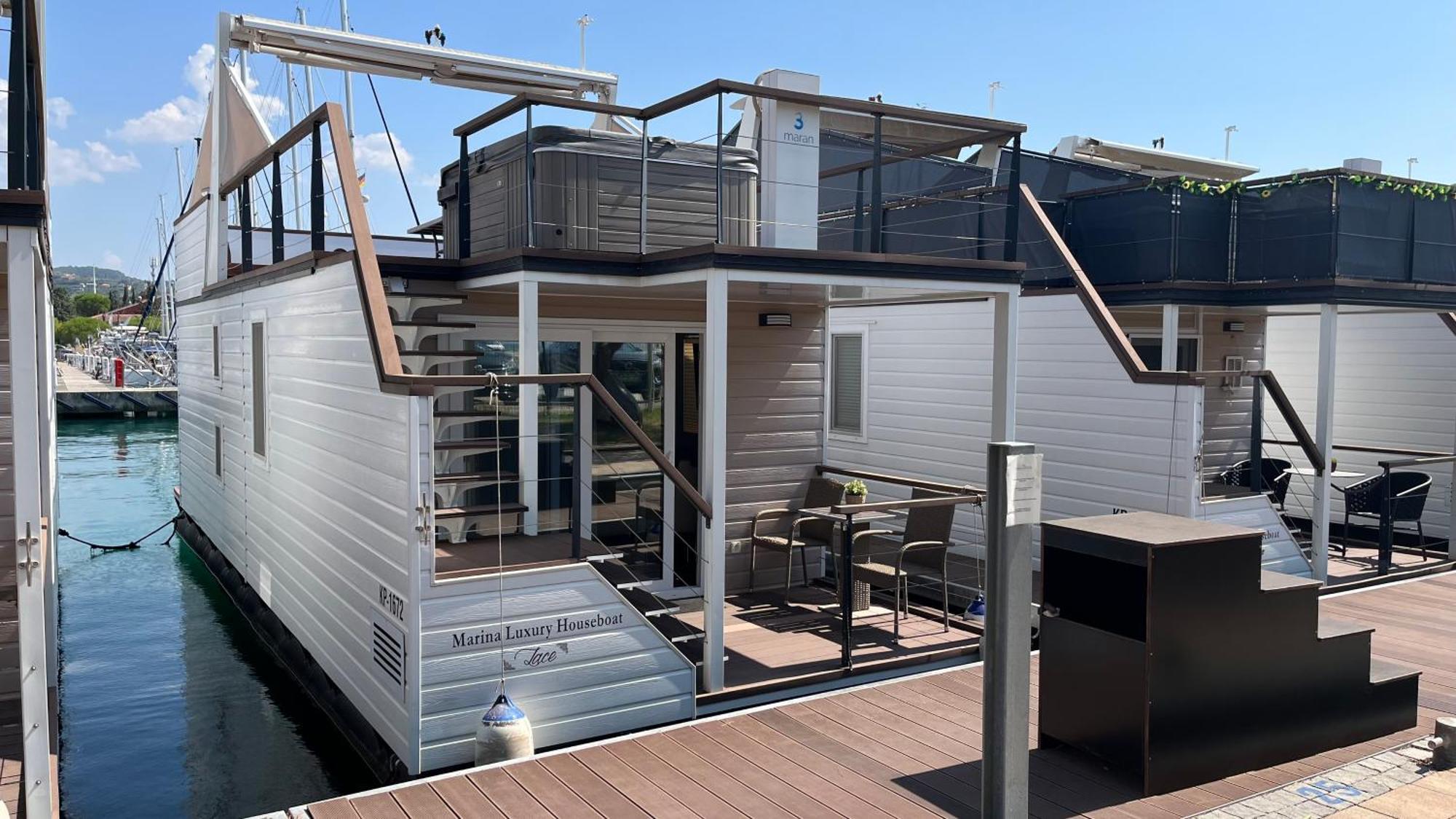 Marina Luxury Houseboat Lace Portorož Eksteriør bilde